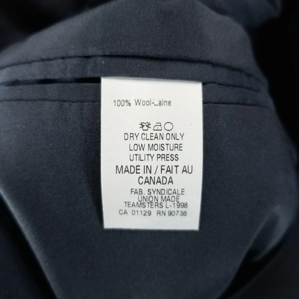 Lauren Ralph Lauren Blazer Mens 42 Navy Wool 2 Gold Button Sport‎ Coat Jacket